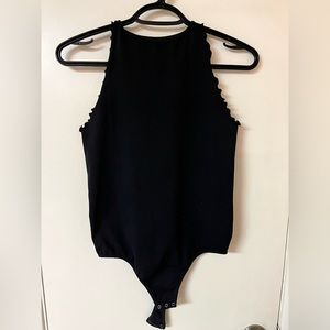 Intimately Free People Black Bodysuit